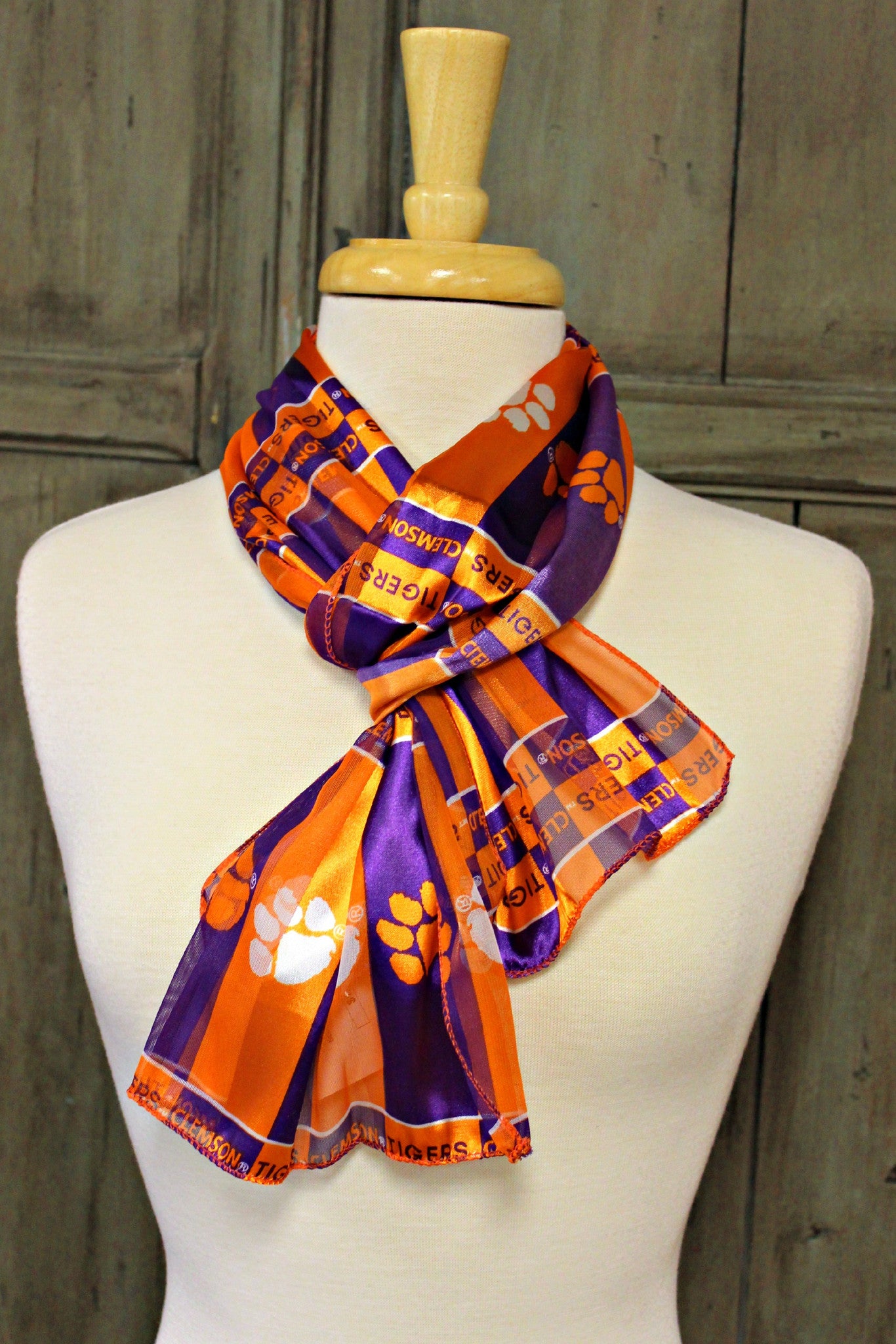 Clemson Tigers Scarf, Orange