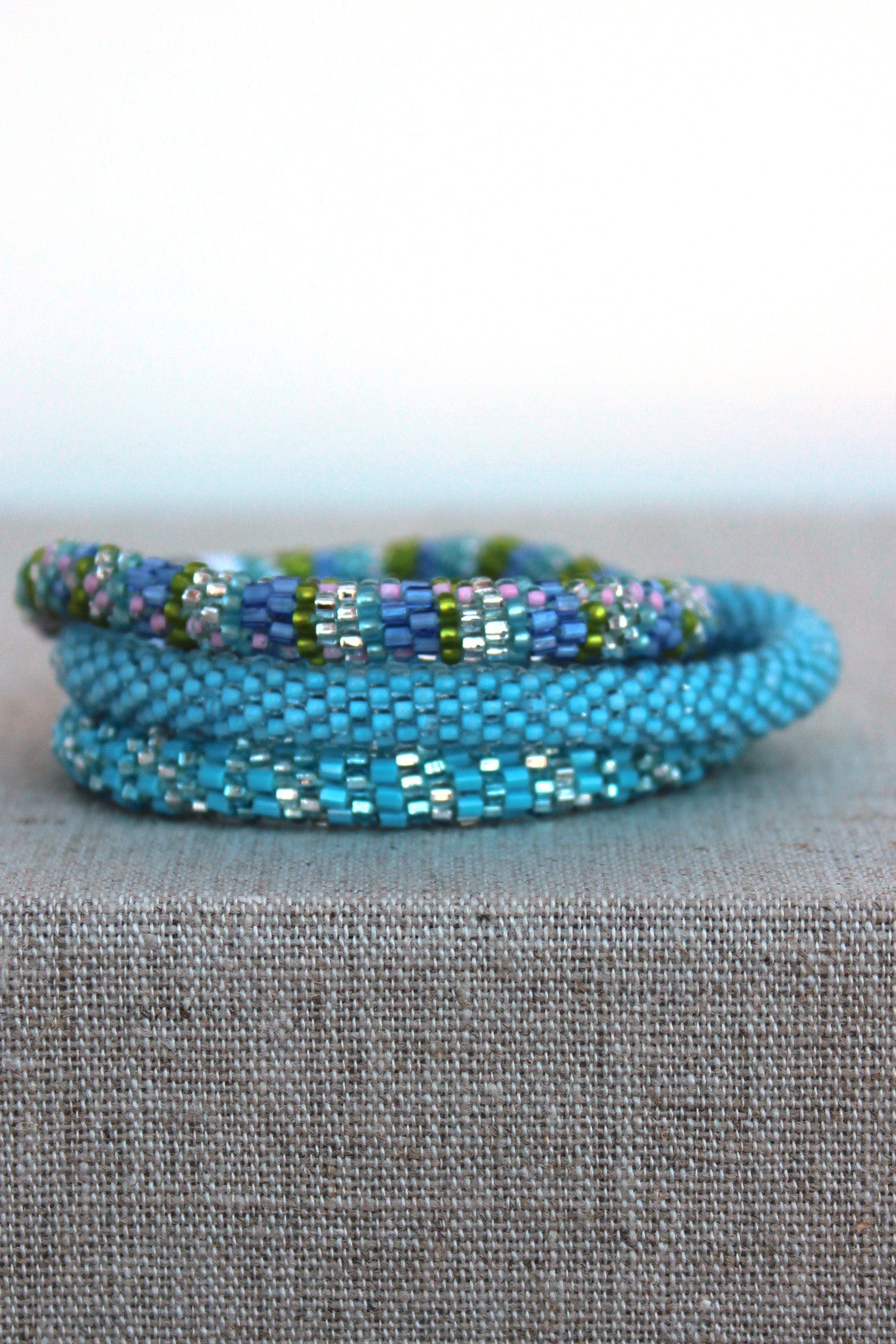 Lily and Laura Bracelet Set, Blue