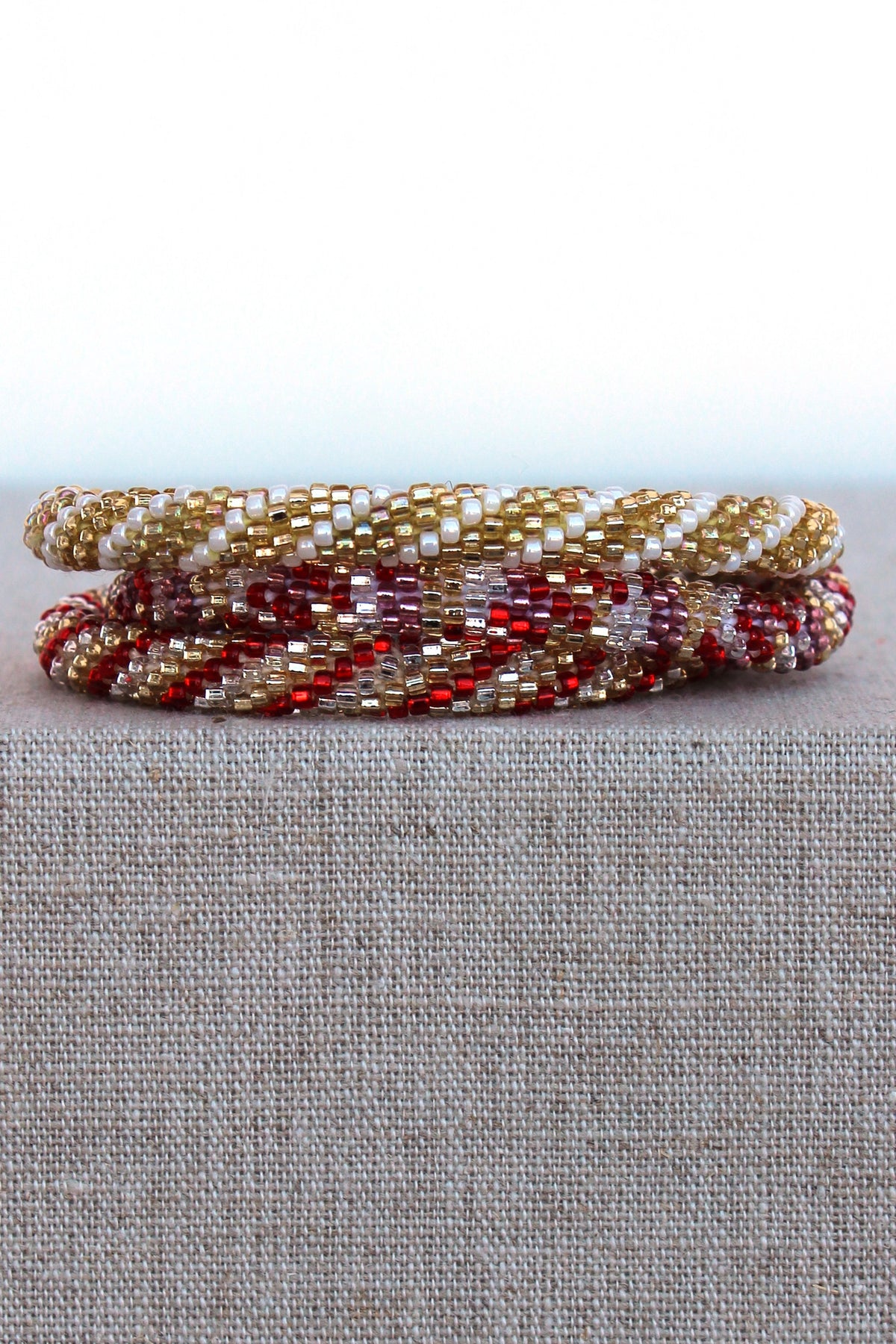 Lily and Laura: Bracelet Set, Red