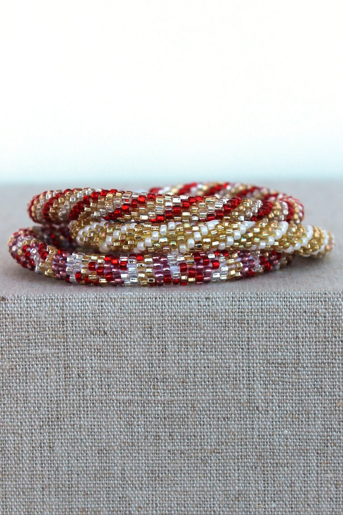Lily and Laura: Bracelet Set, Red