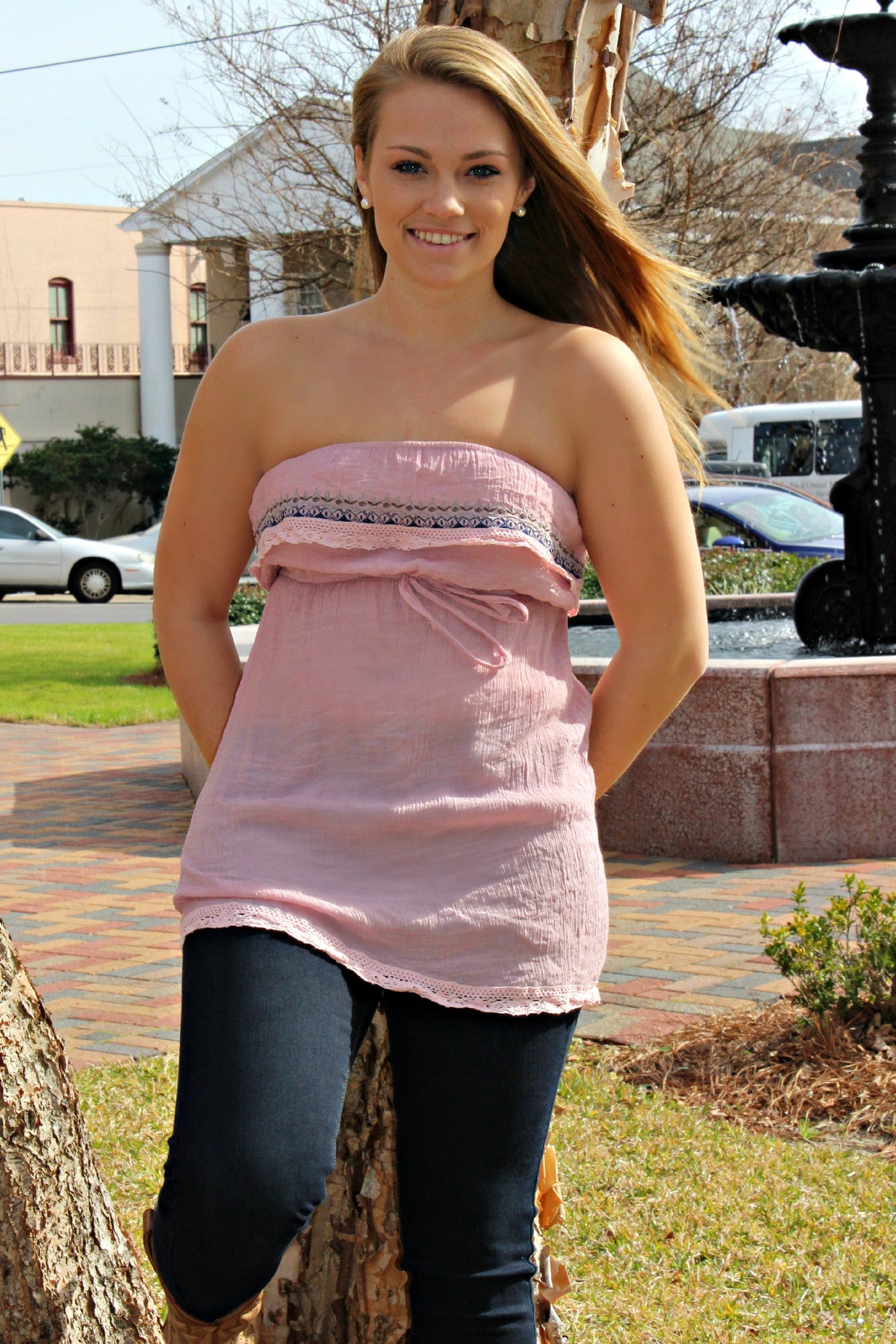 Juliet Top, Pink