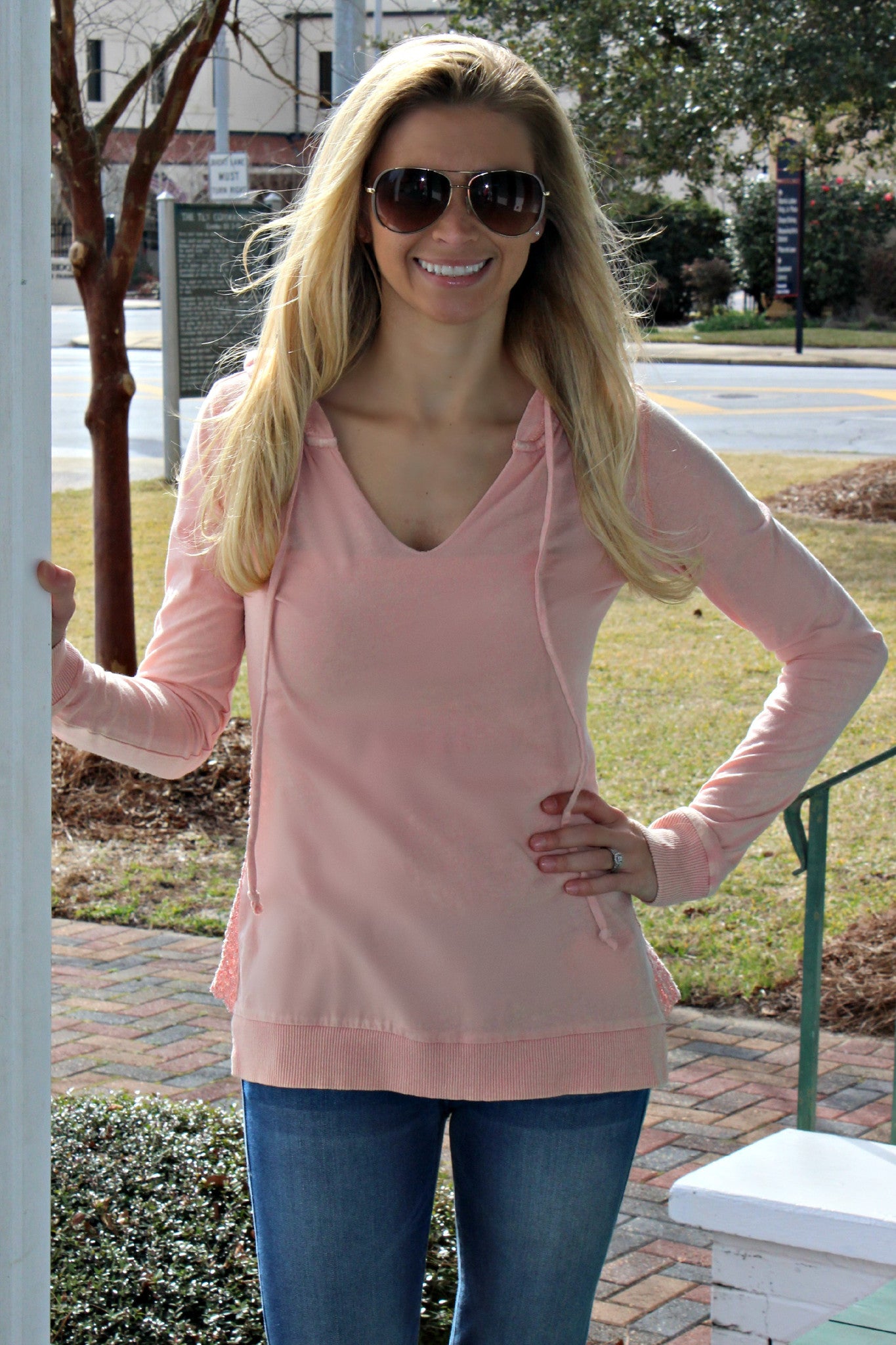 Jordana Top, Pink