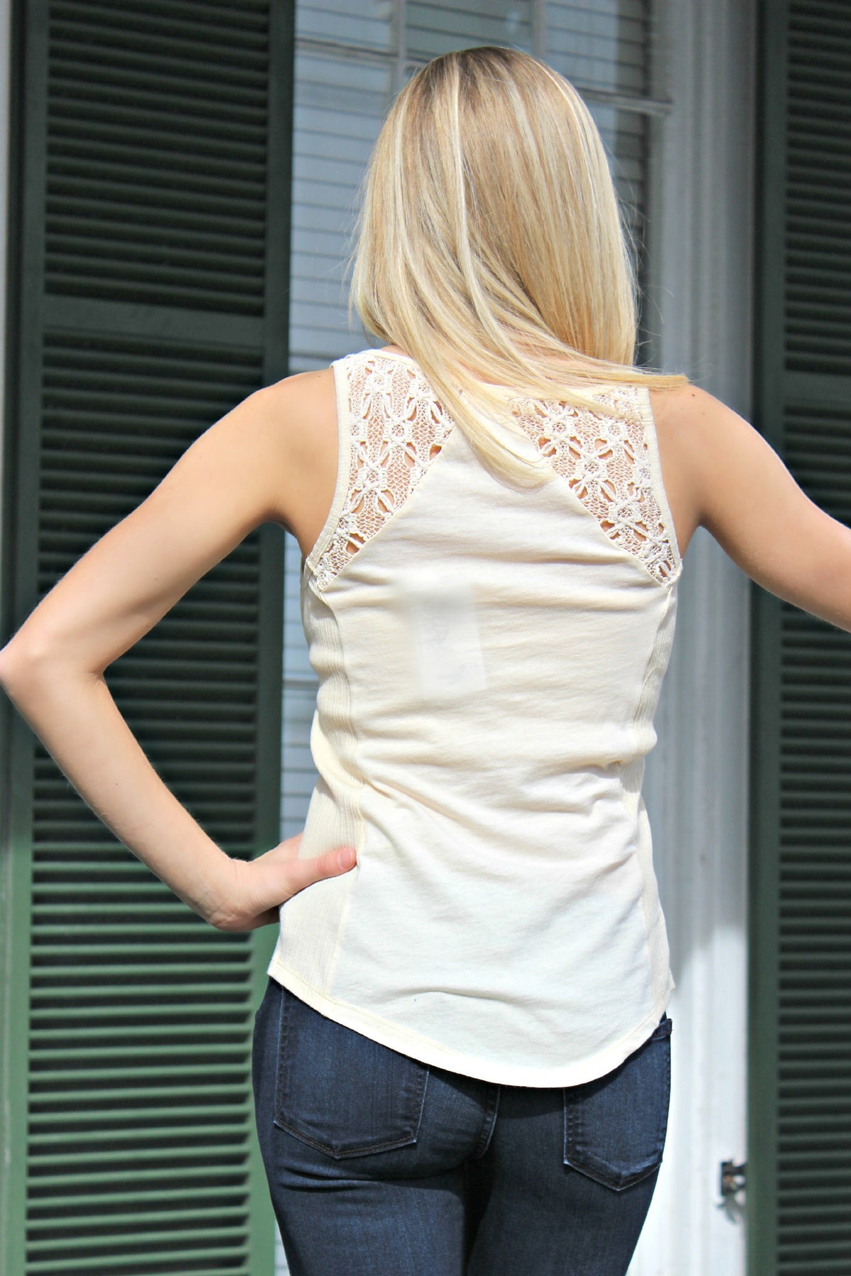 Patriotic Top, Ivory