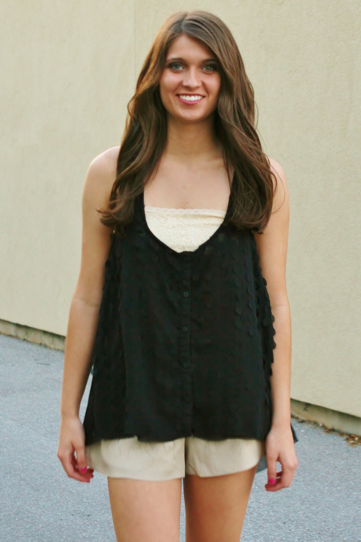 Flared Culotte Shorts, Taupe