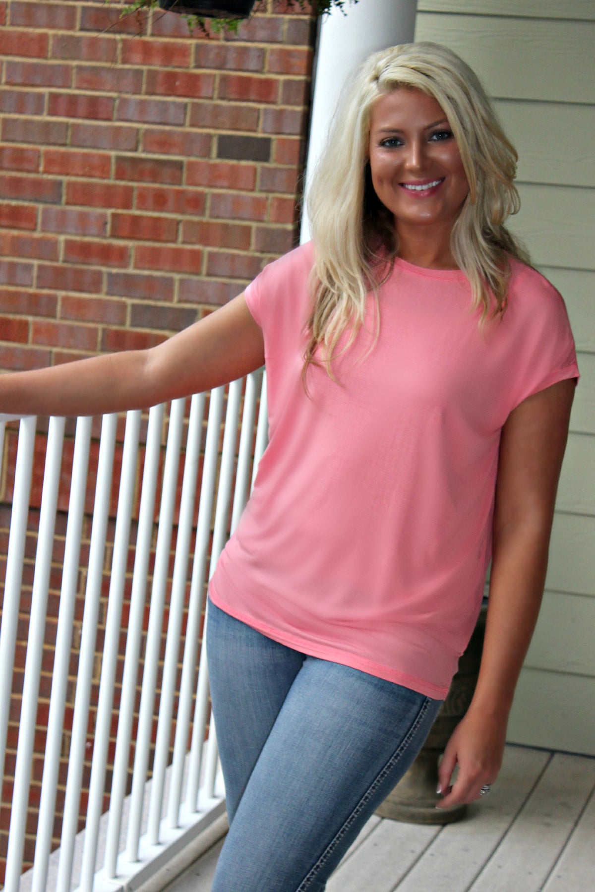 Piko: Knitted Blouse, Pink