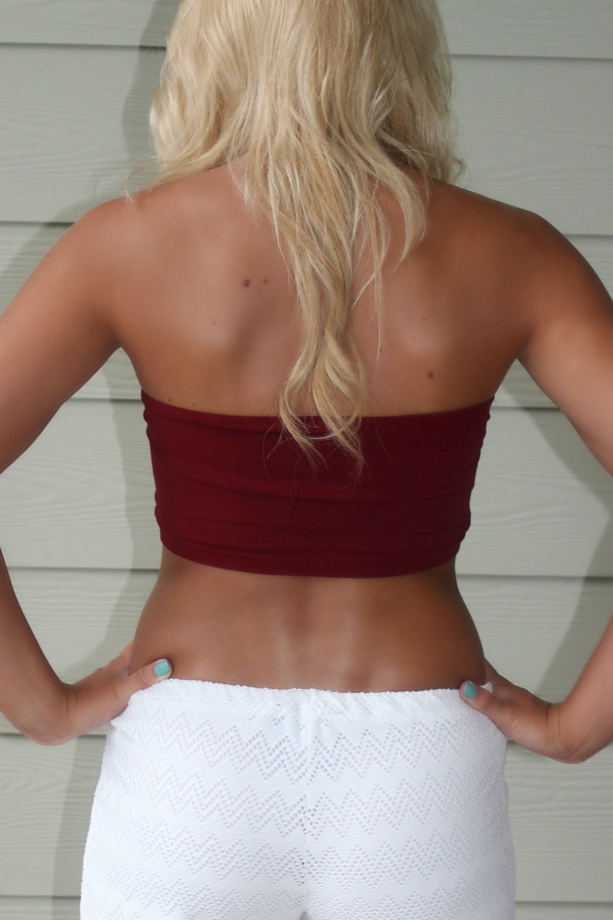 Tees by Tina: Bandeau, Burgundy