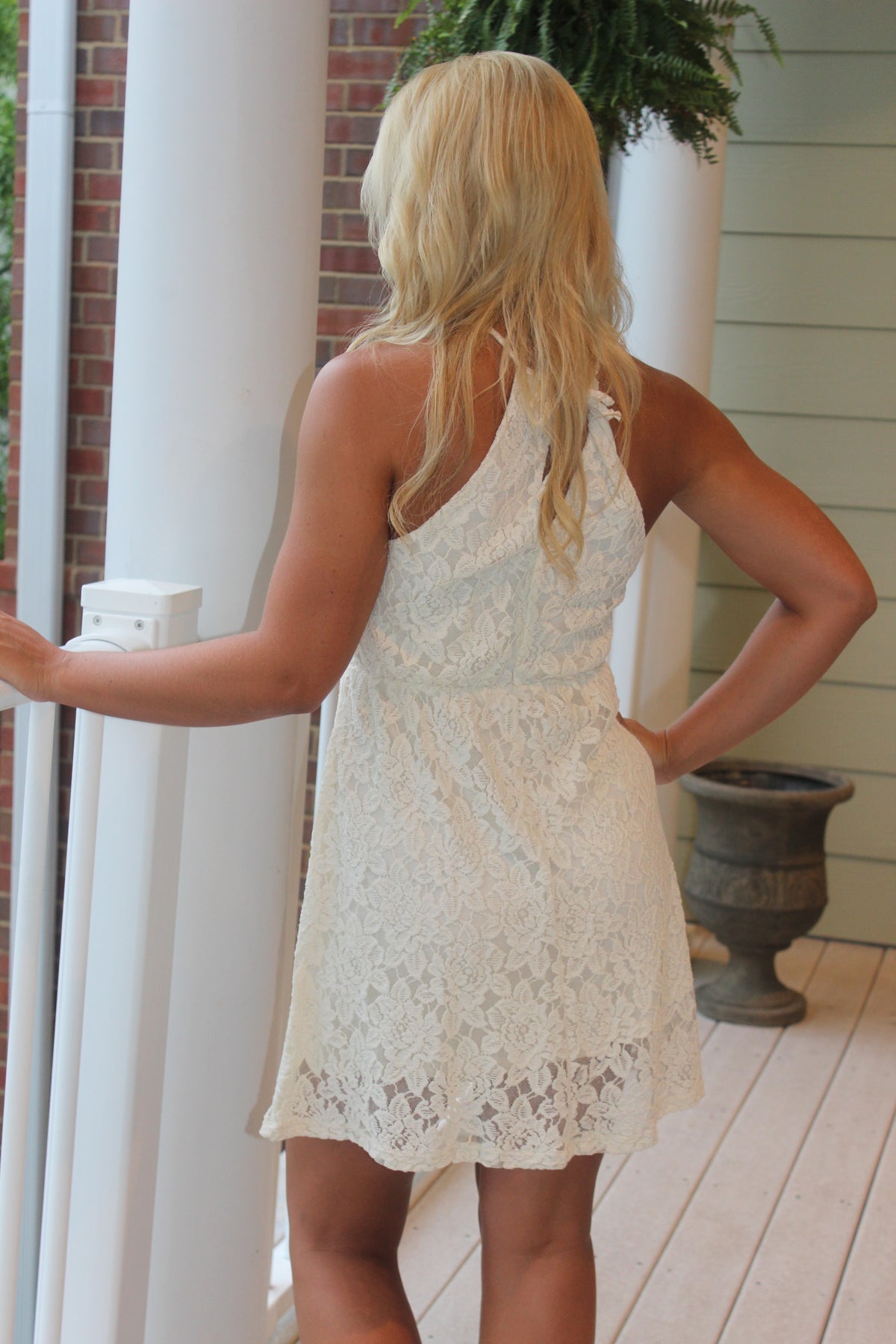 Hadley Dress, Ivory