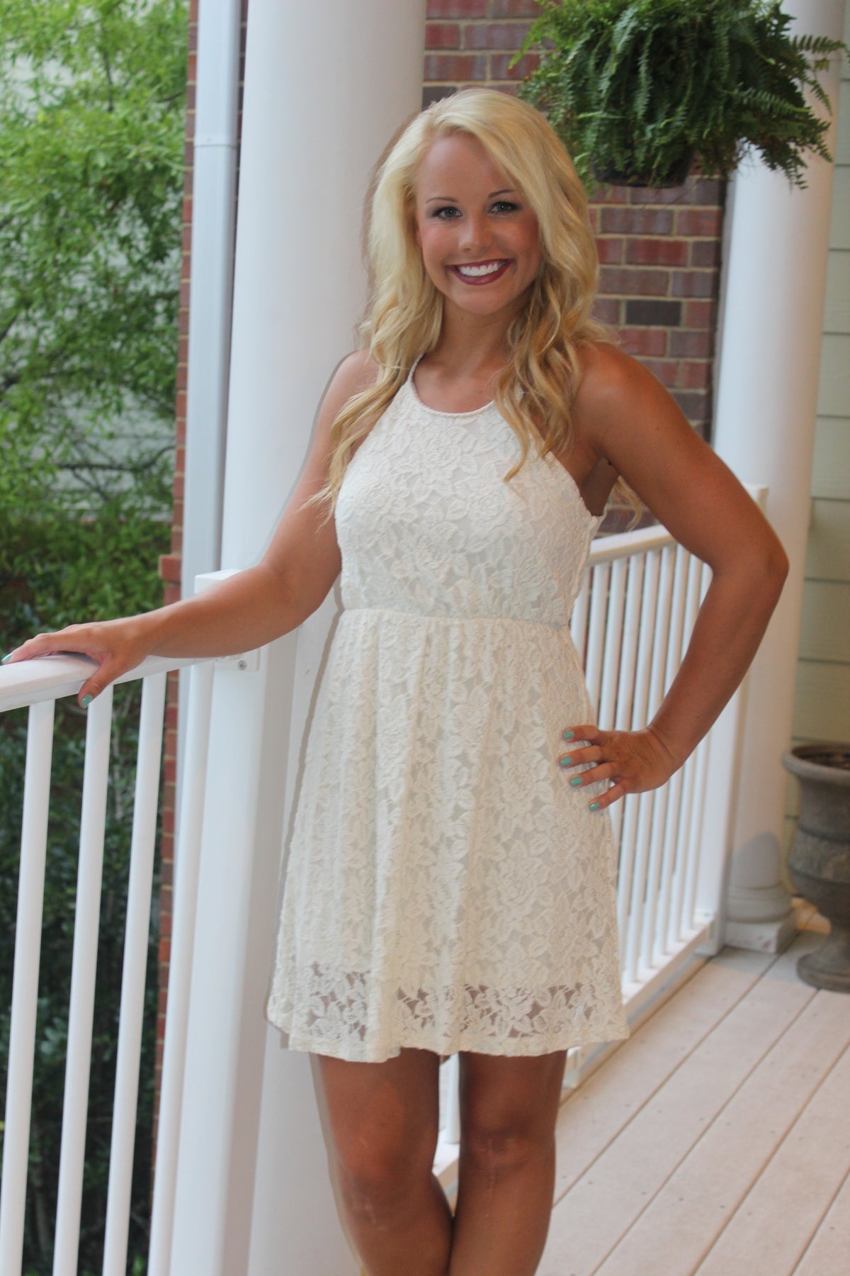 Hadley Dress, Ivory
