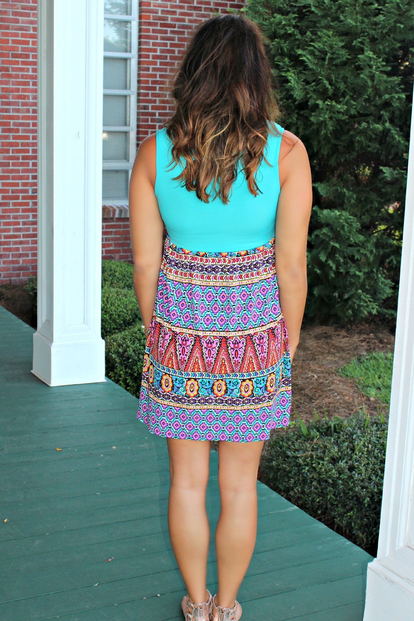 Judith March: Gypsy Soul Dress, Turquoise - Elise