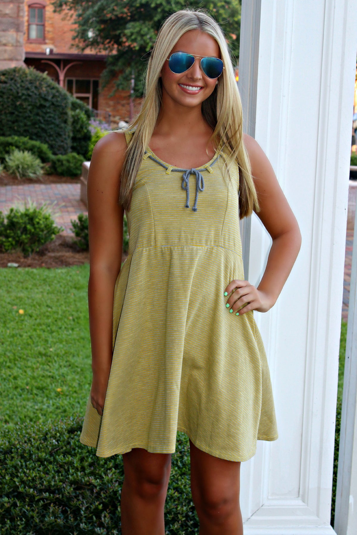 Rhiannon Dress, Yellow