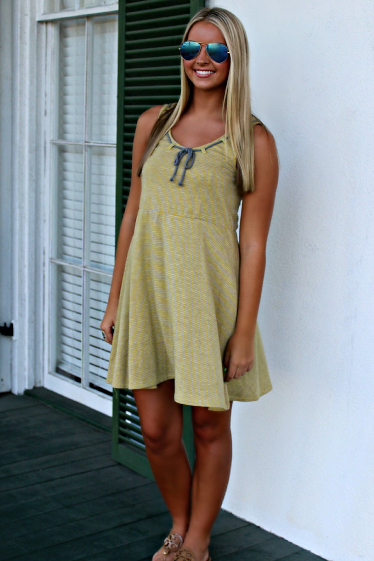 Rhiannon Dress, Yellow