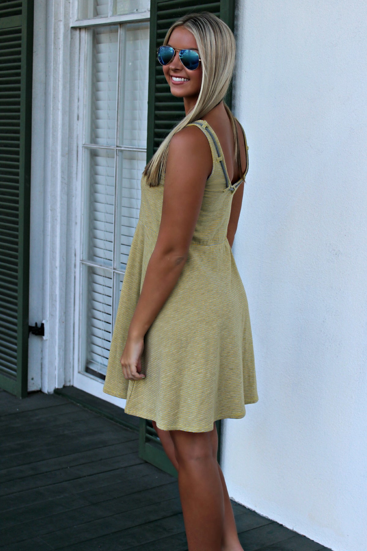 Rhiannon Dress, Yellow