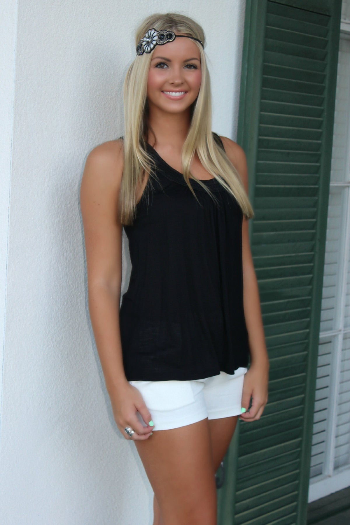 Kensie: Barbara Tank, Black