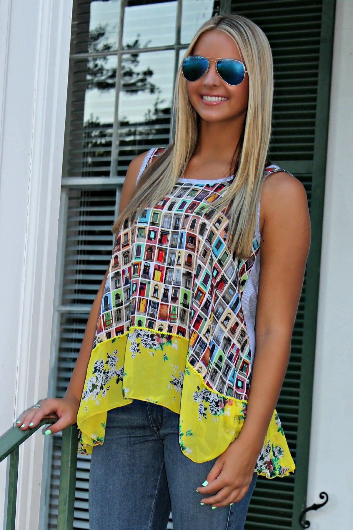 Ivy Jane: Landis Top, Multi