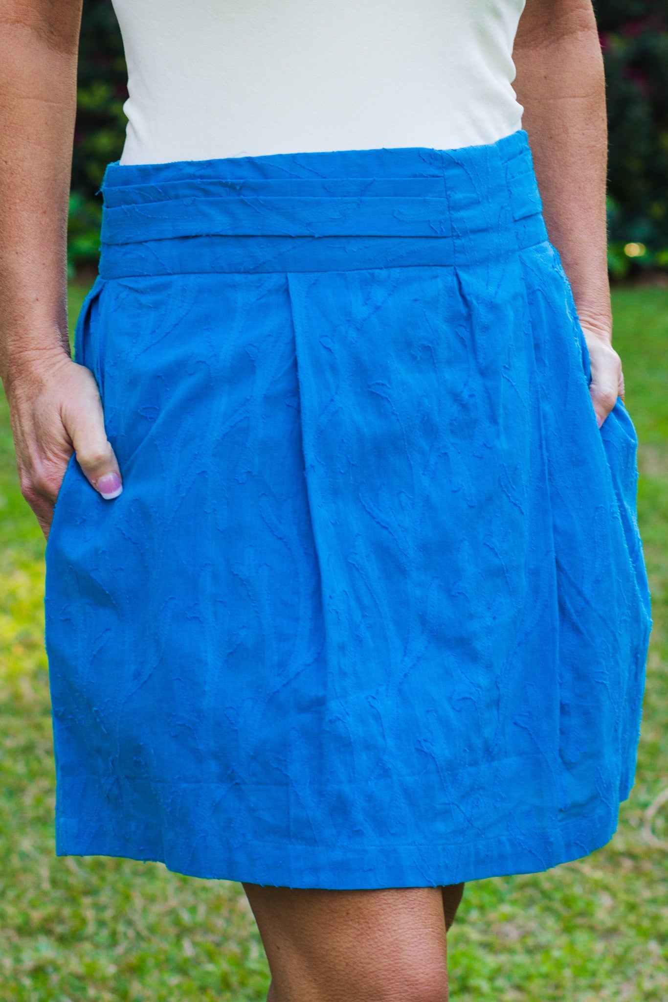 Southern Frock: Kinsley Skirt, Blue