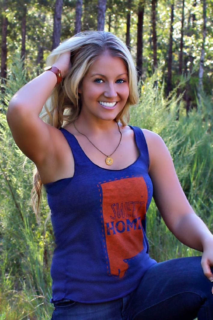 Judith March: Sweet Home Alabama Tank, Navy