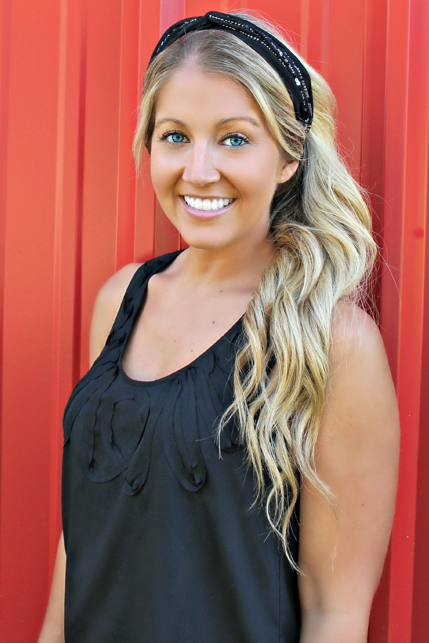 Pink Pewter: Kendra Headband, Black