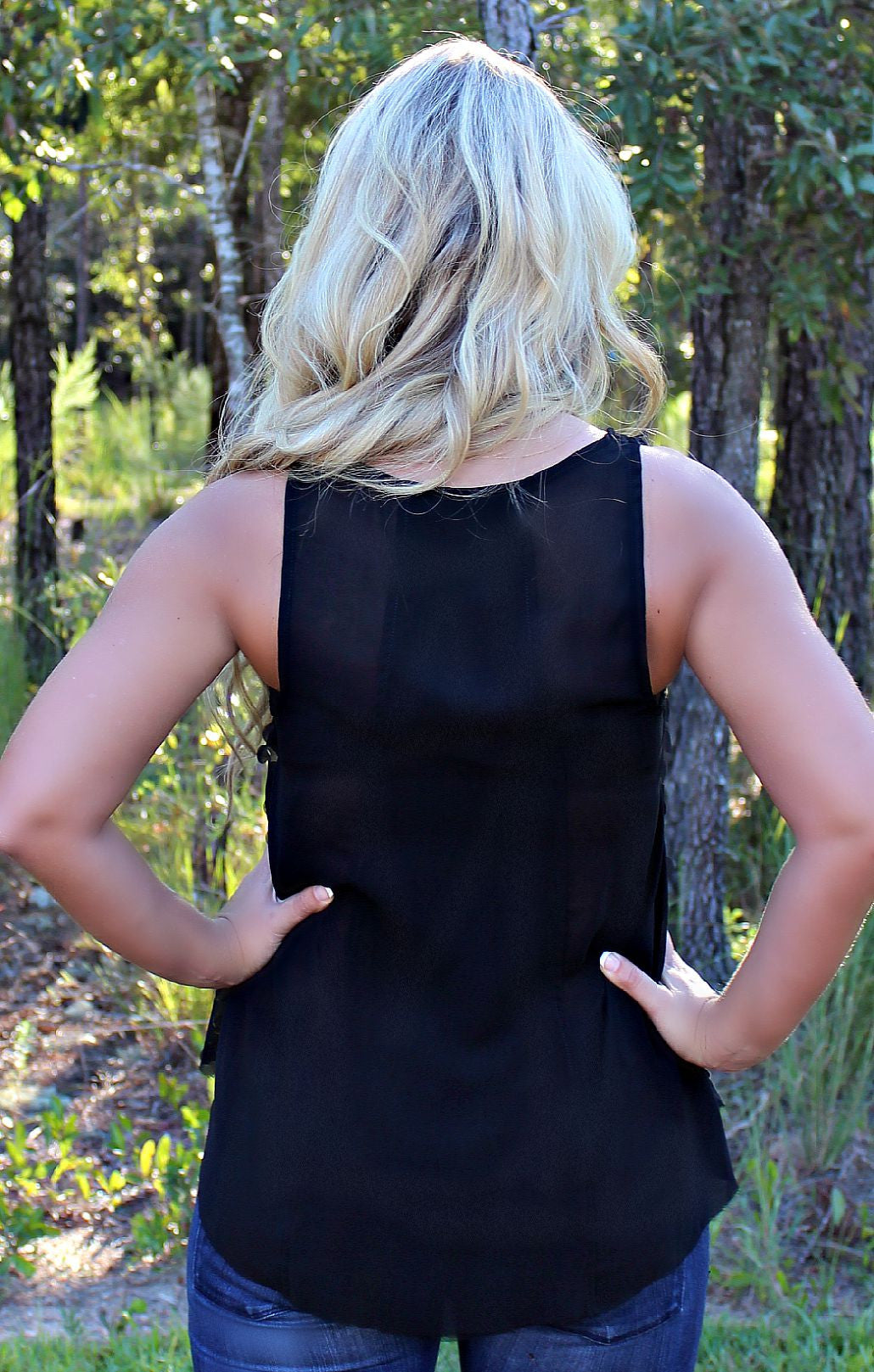 Gretchen Tank, Black