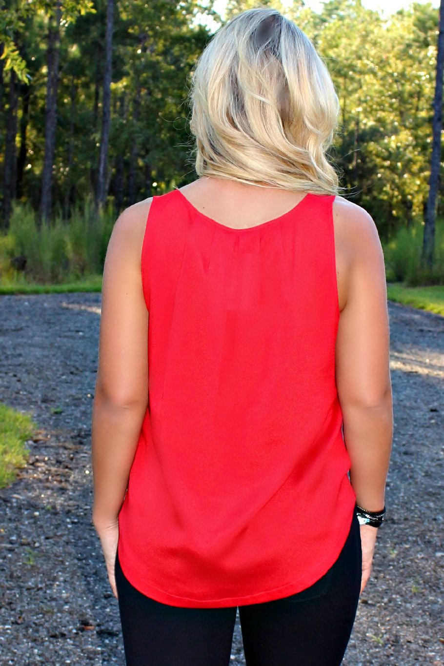 Kensie: Kelsey Tank, Red