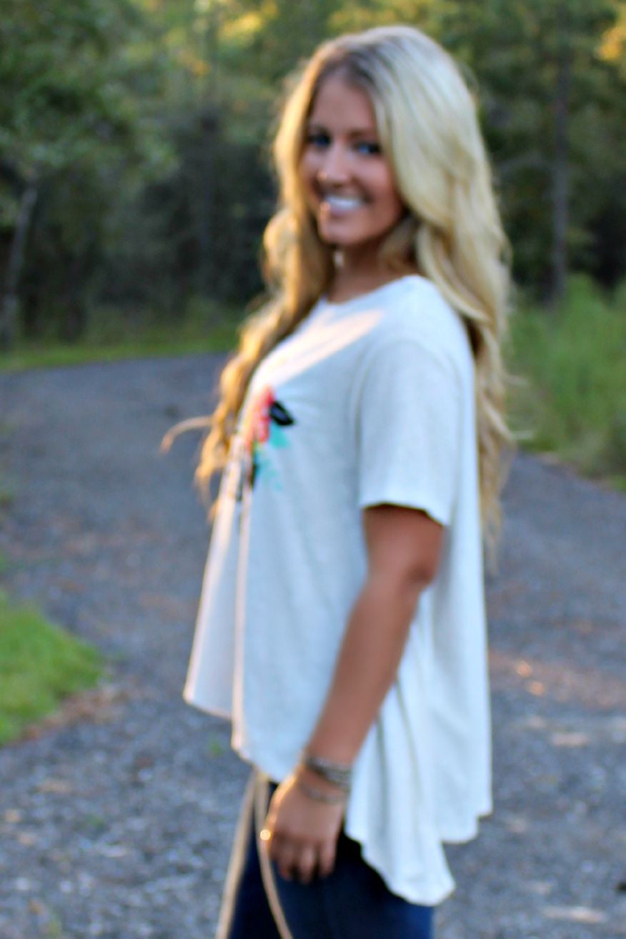 Judith March: Blue Jean Baby Top, Cream