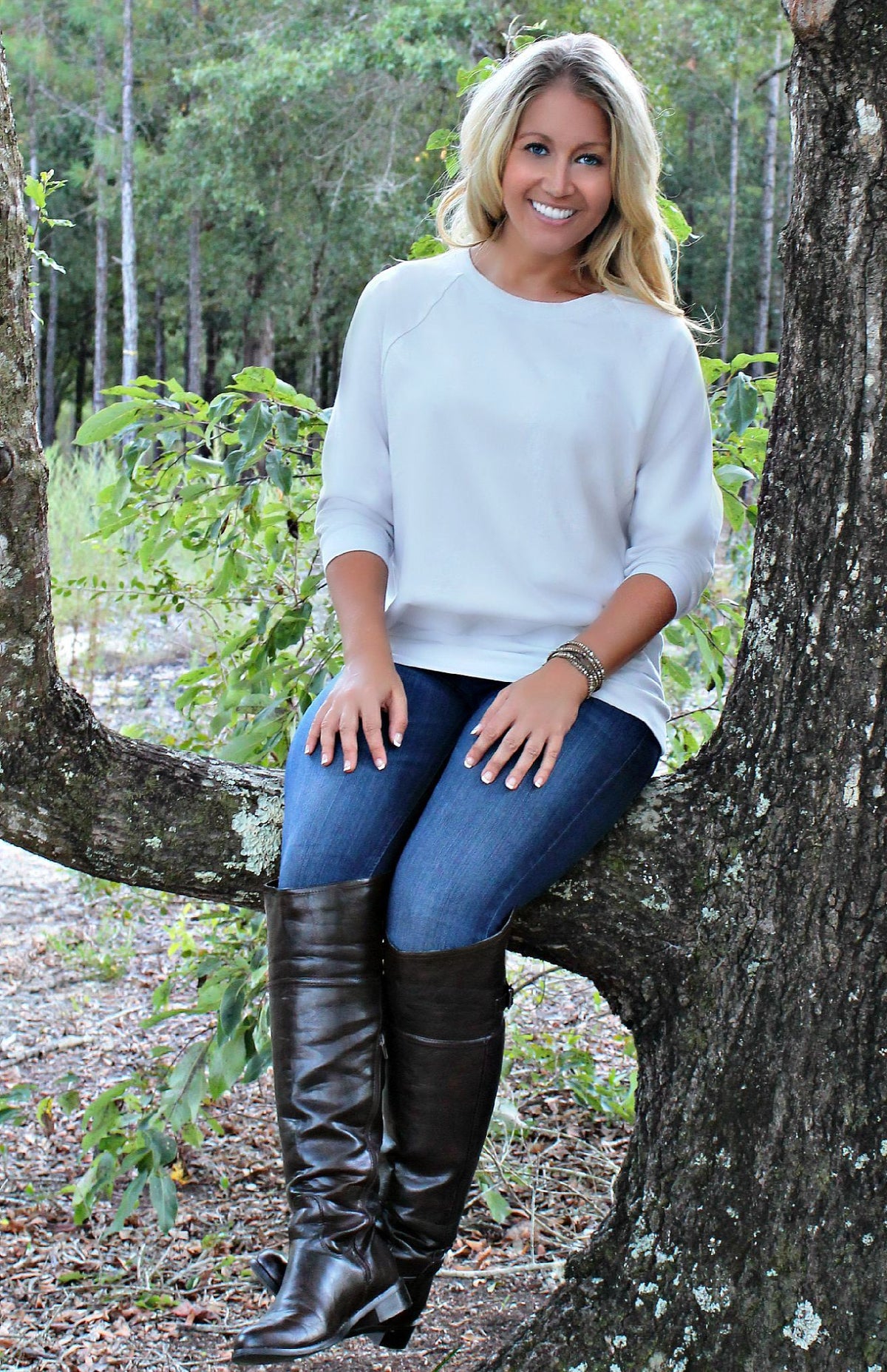 Slouchy Tunic, Gray