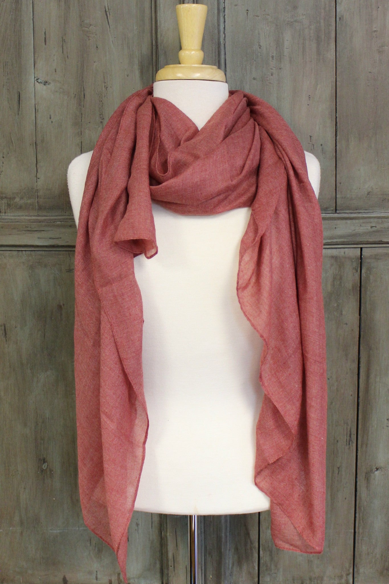 Muted Heather Scarf, Mulberry