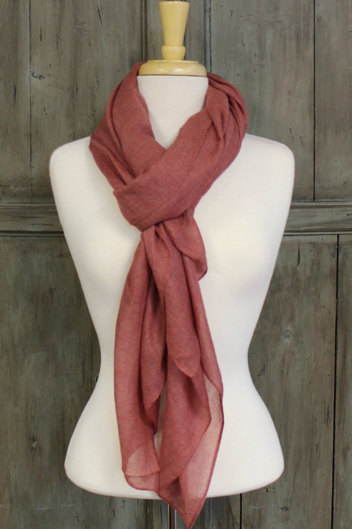 Muted Heather Scarf, Mulberry