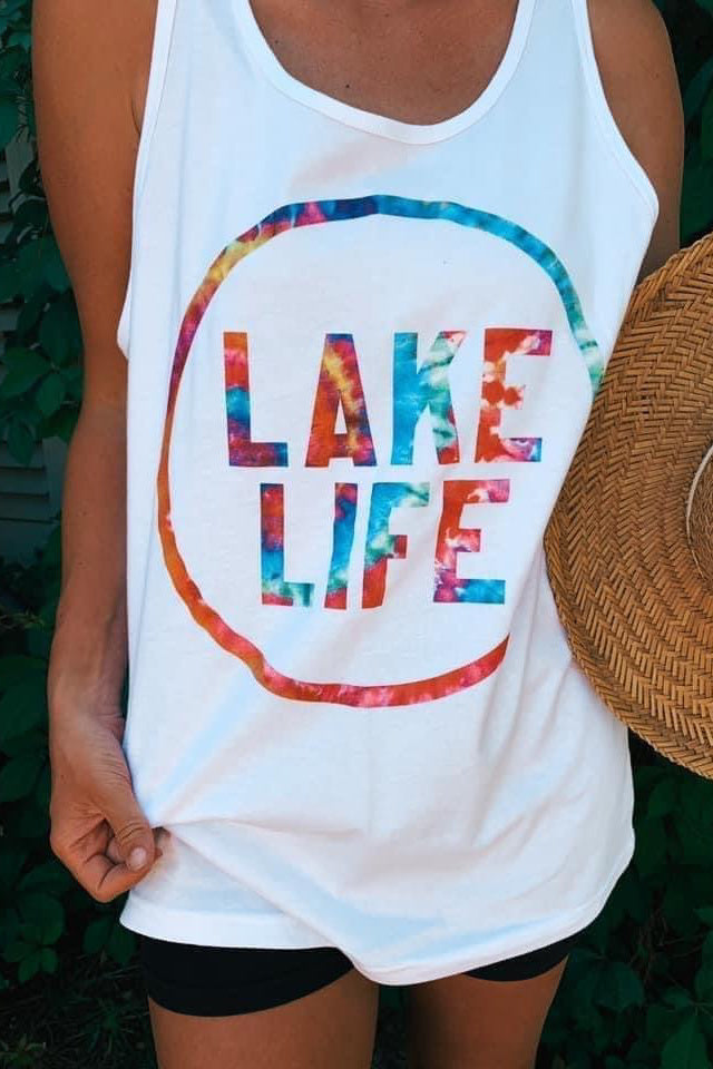 Lake Life Tank, White