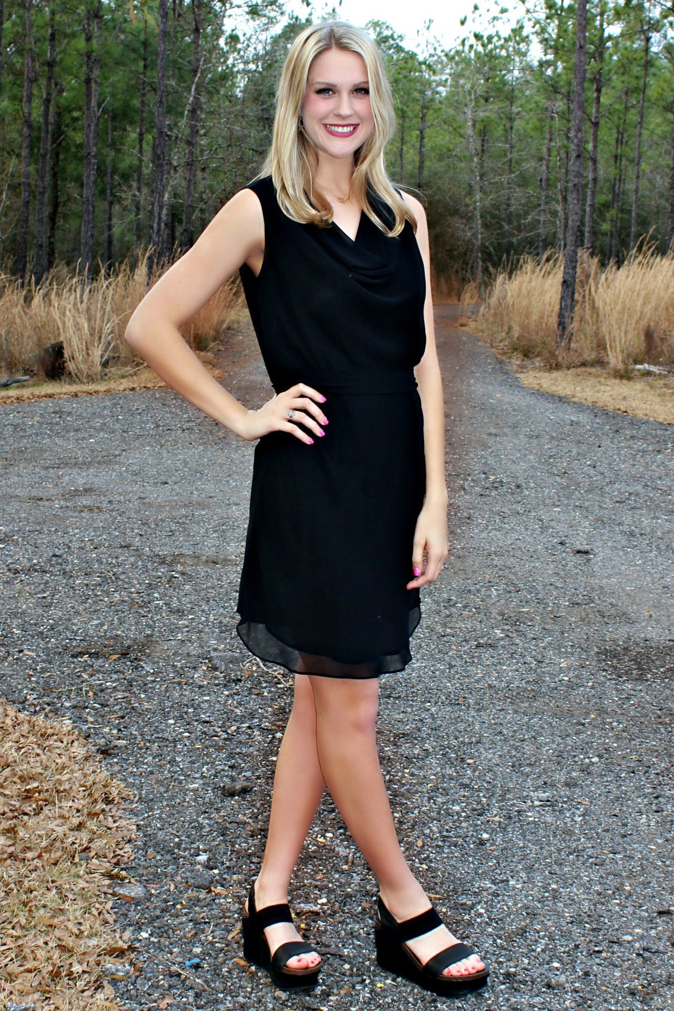 Mallie Dress, Black