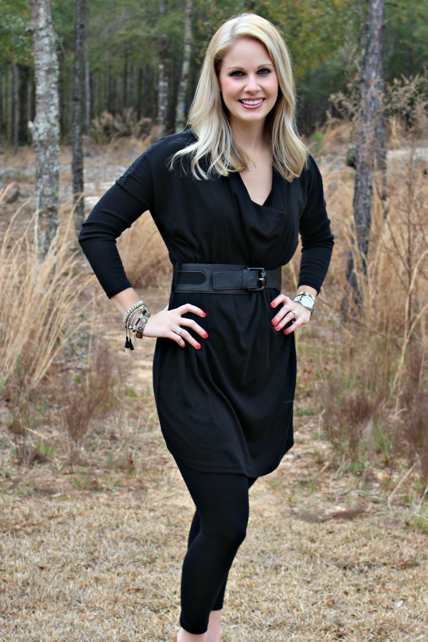 Brittney Tunic, Black