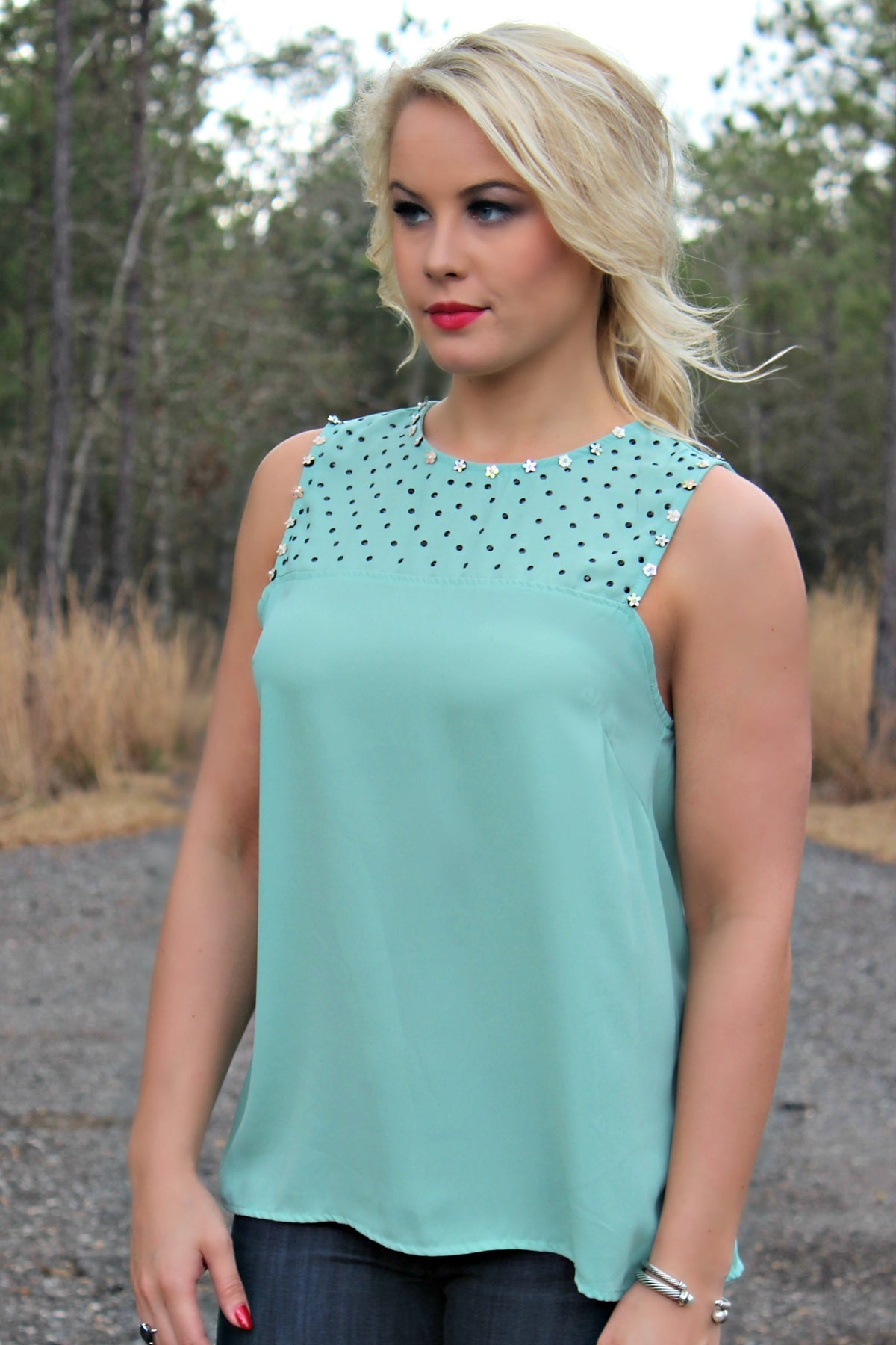 Karlie: Talia Top, Mint