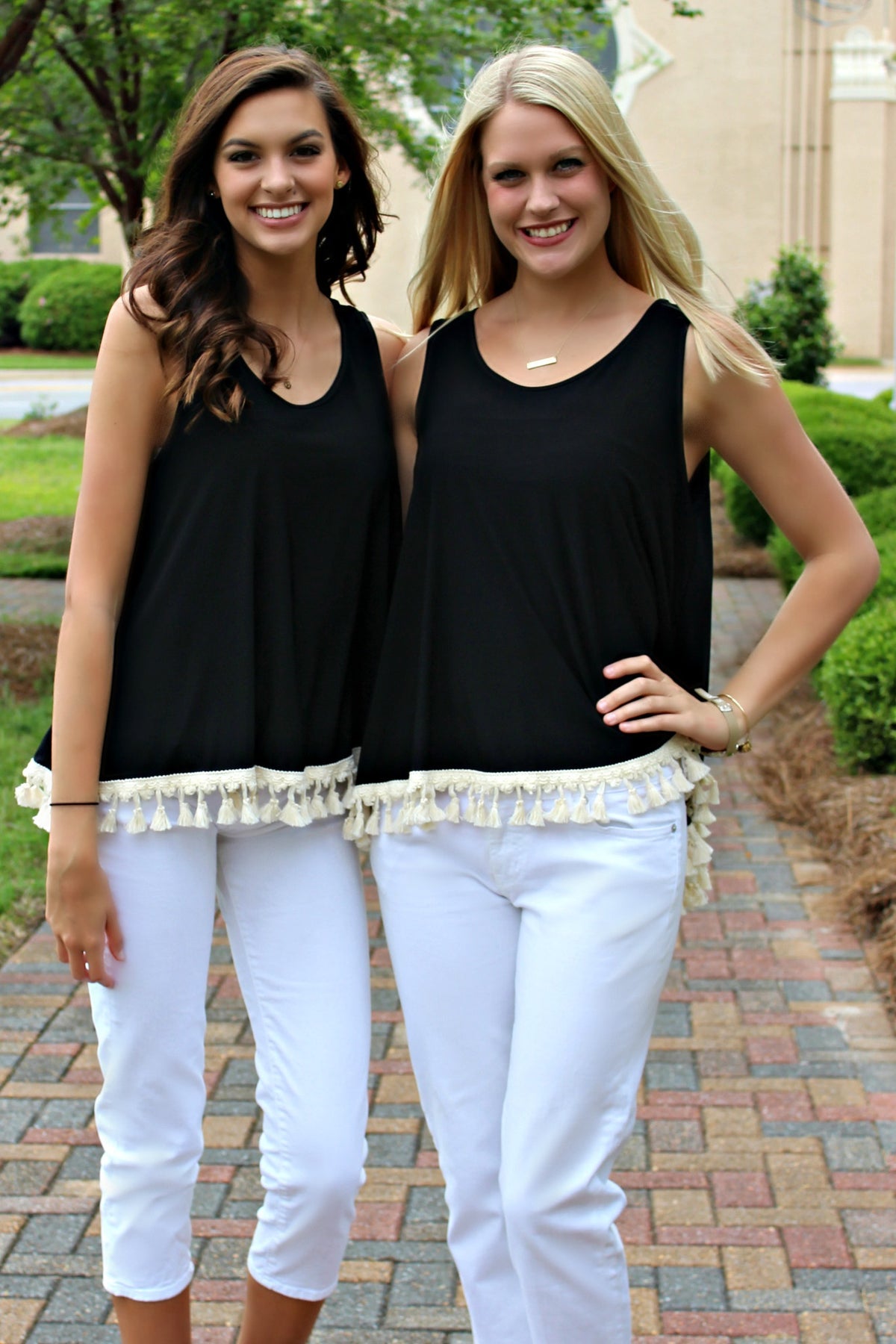 Judith March: Easy Fitting Top, Black