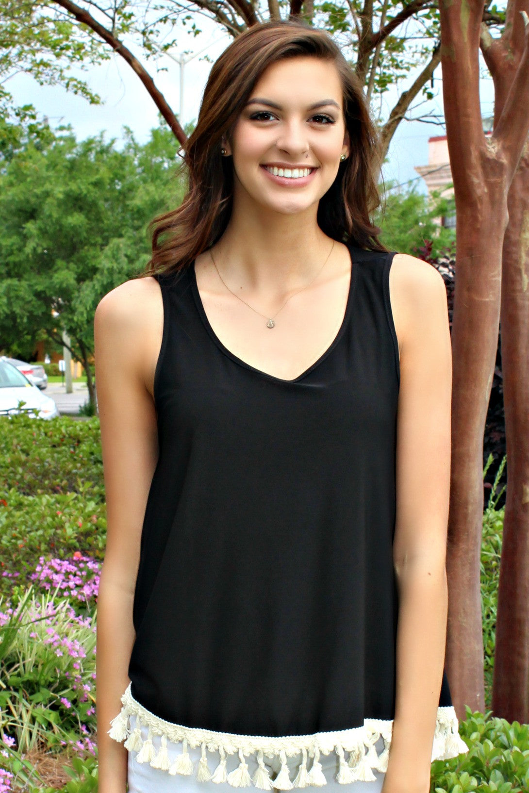 Judith March: Easy Fitting Top, Black
