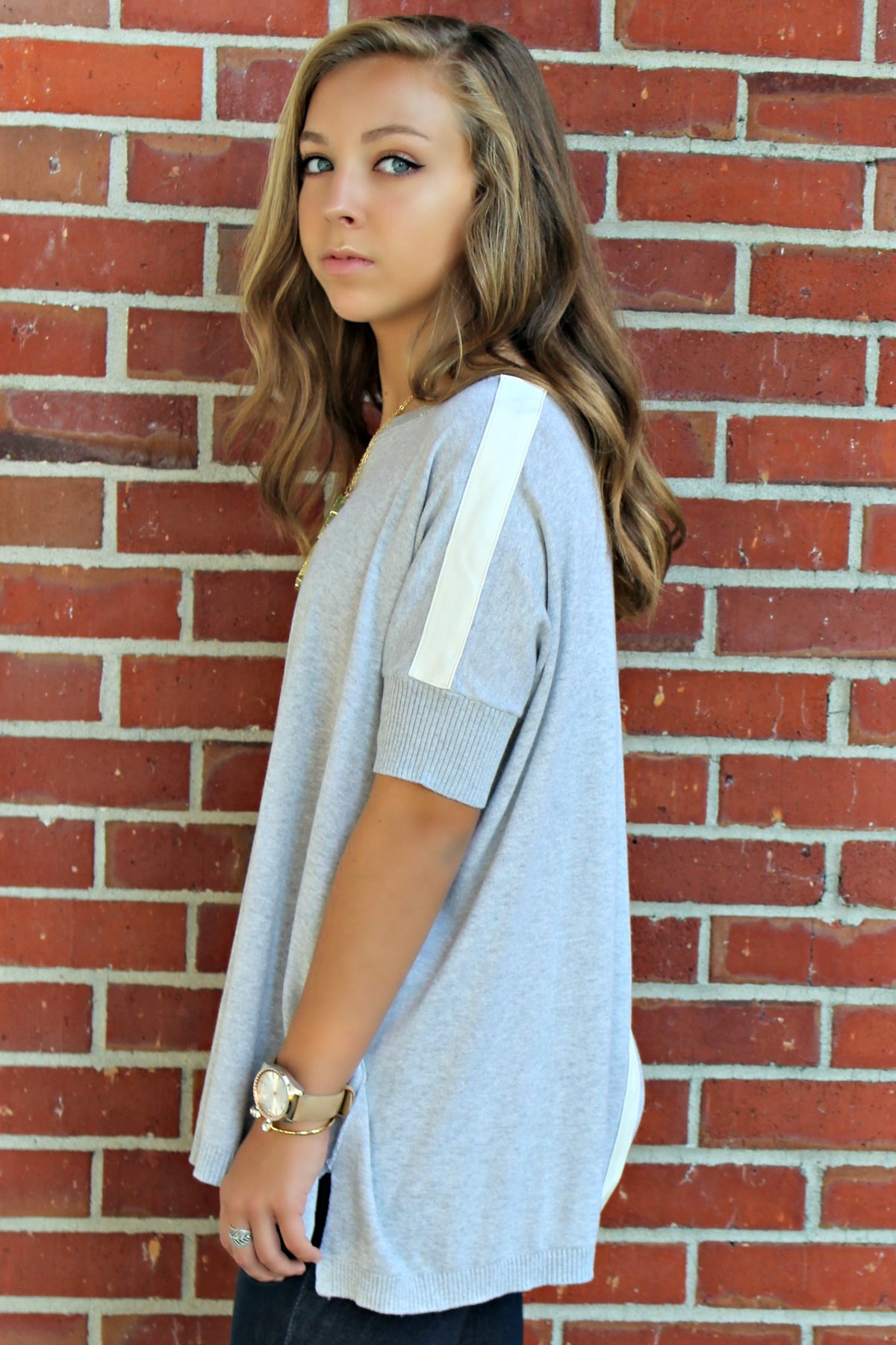 525 America: Harper Sweater, Gray