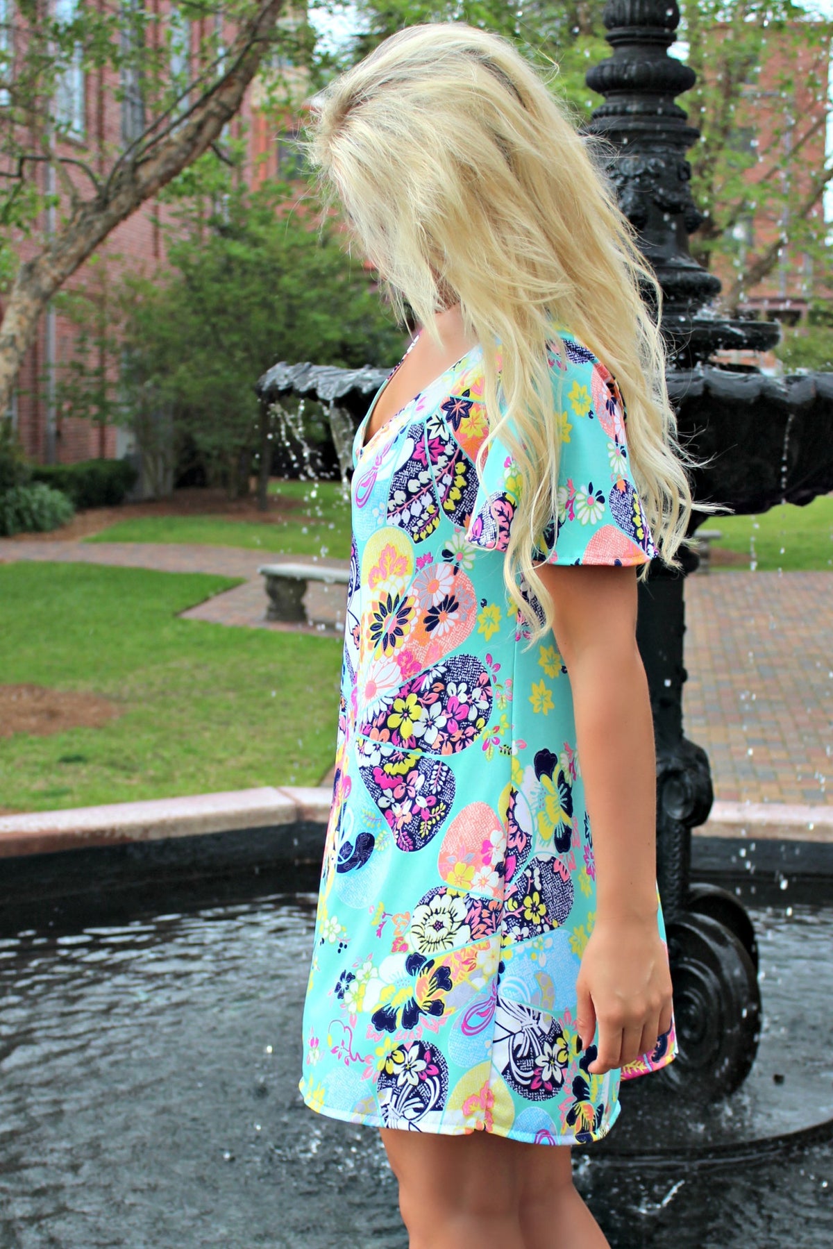 Judith March: Japanese Floral Dress, Multi