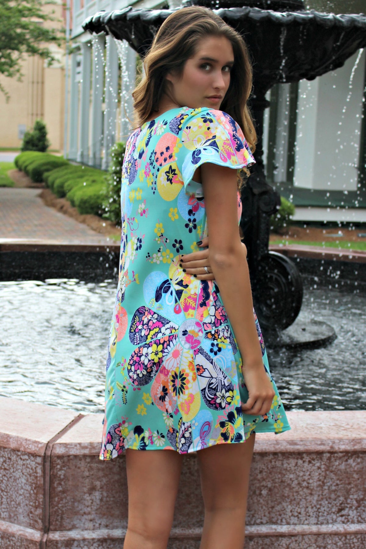 Judith March: Japanese Floral Dress, Multi