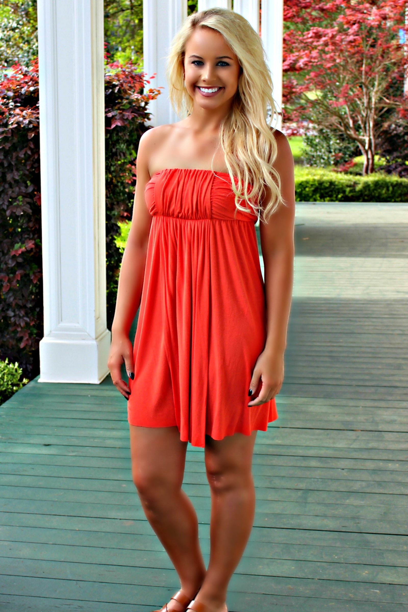 Tana Dress, Orange