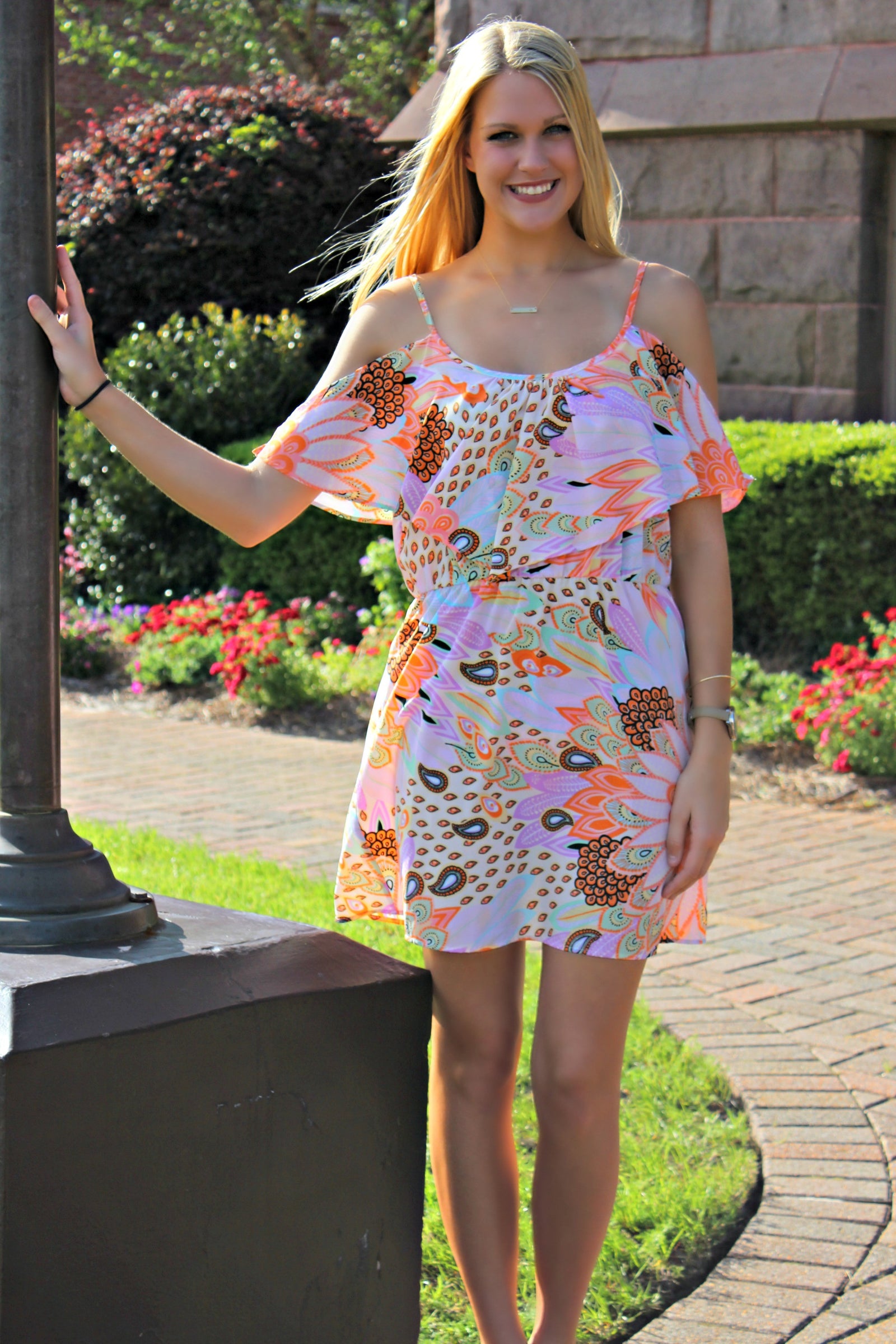 Glam: Lyza Floral Dress, Multi