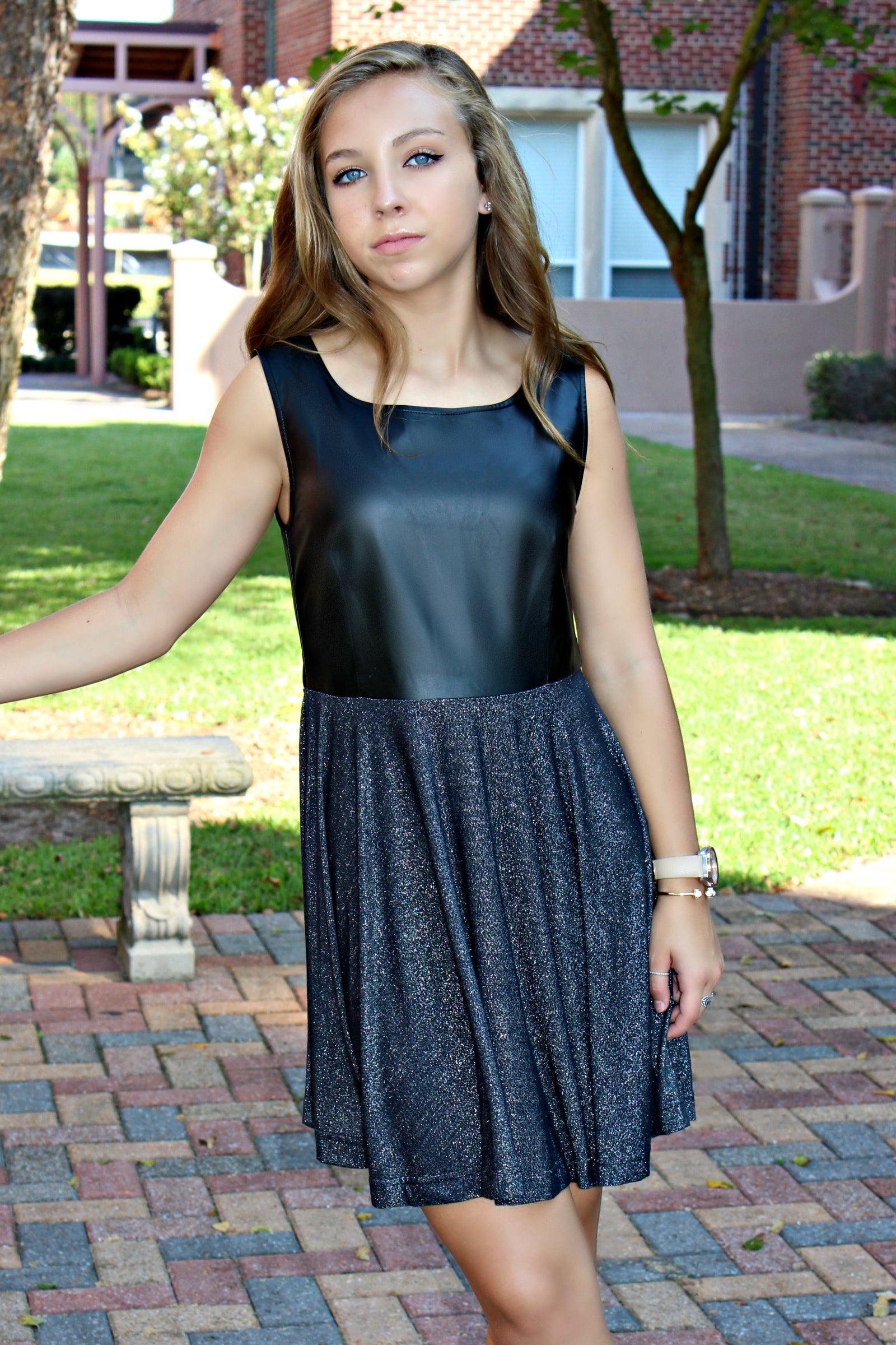 Mink Pink: Suzannah Dress, Black