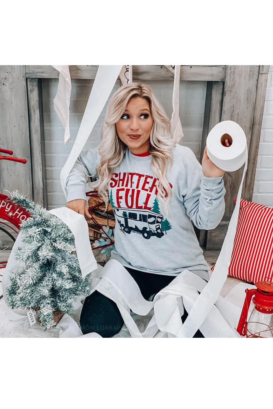 Shitters Full Sweatshirt, Gray