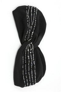 Pink Pewter: Kendra Headband, Black