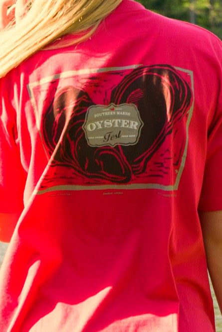 Southern Marsh: Oyster Festival Tee, Red