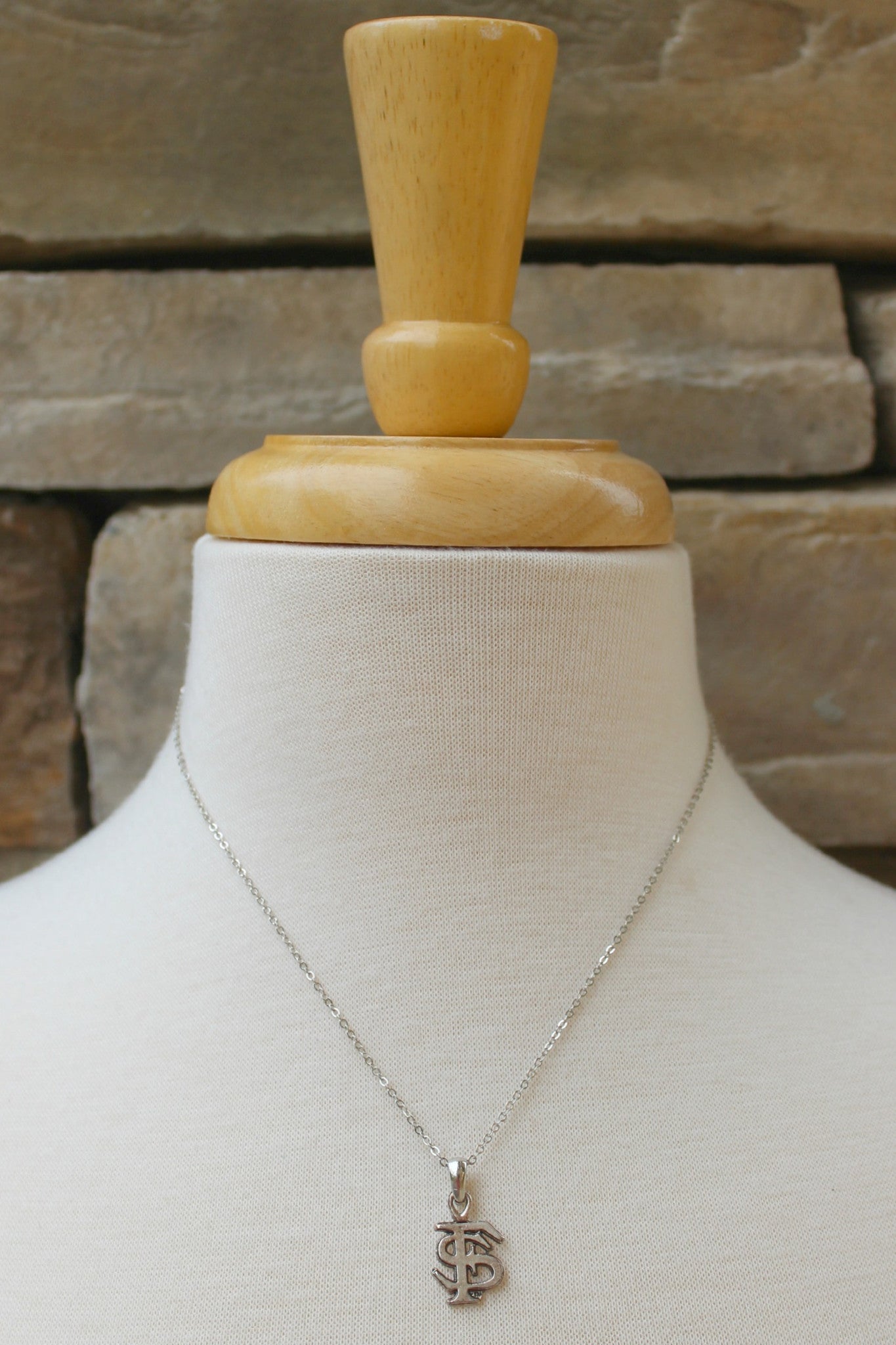 FSU Necklace, Silver