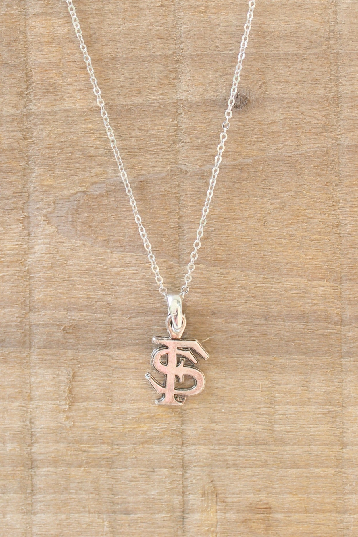 FSU Necklace, Silver