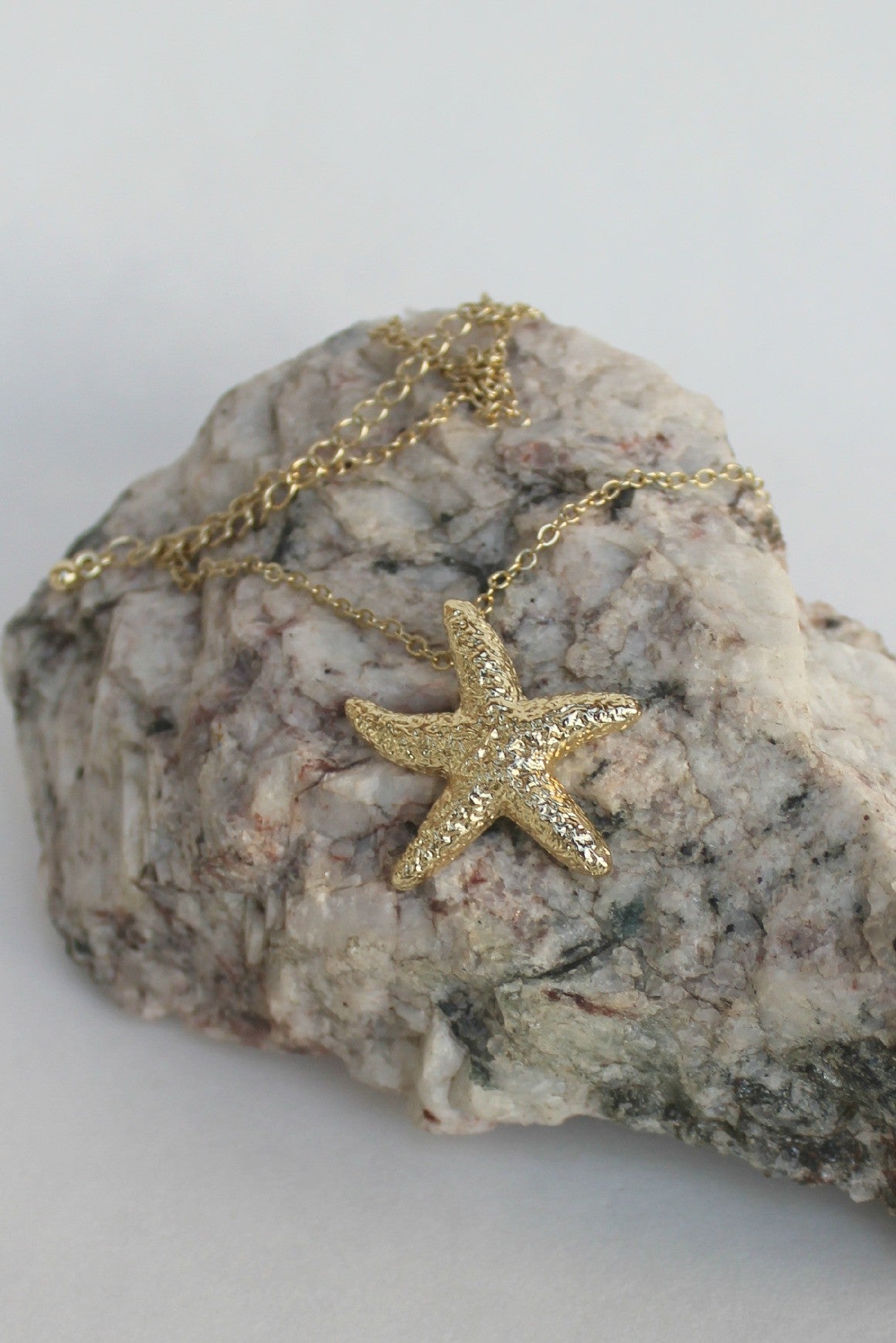 Starfish Necklace, Gold