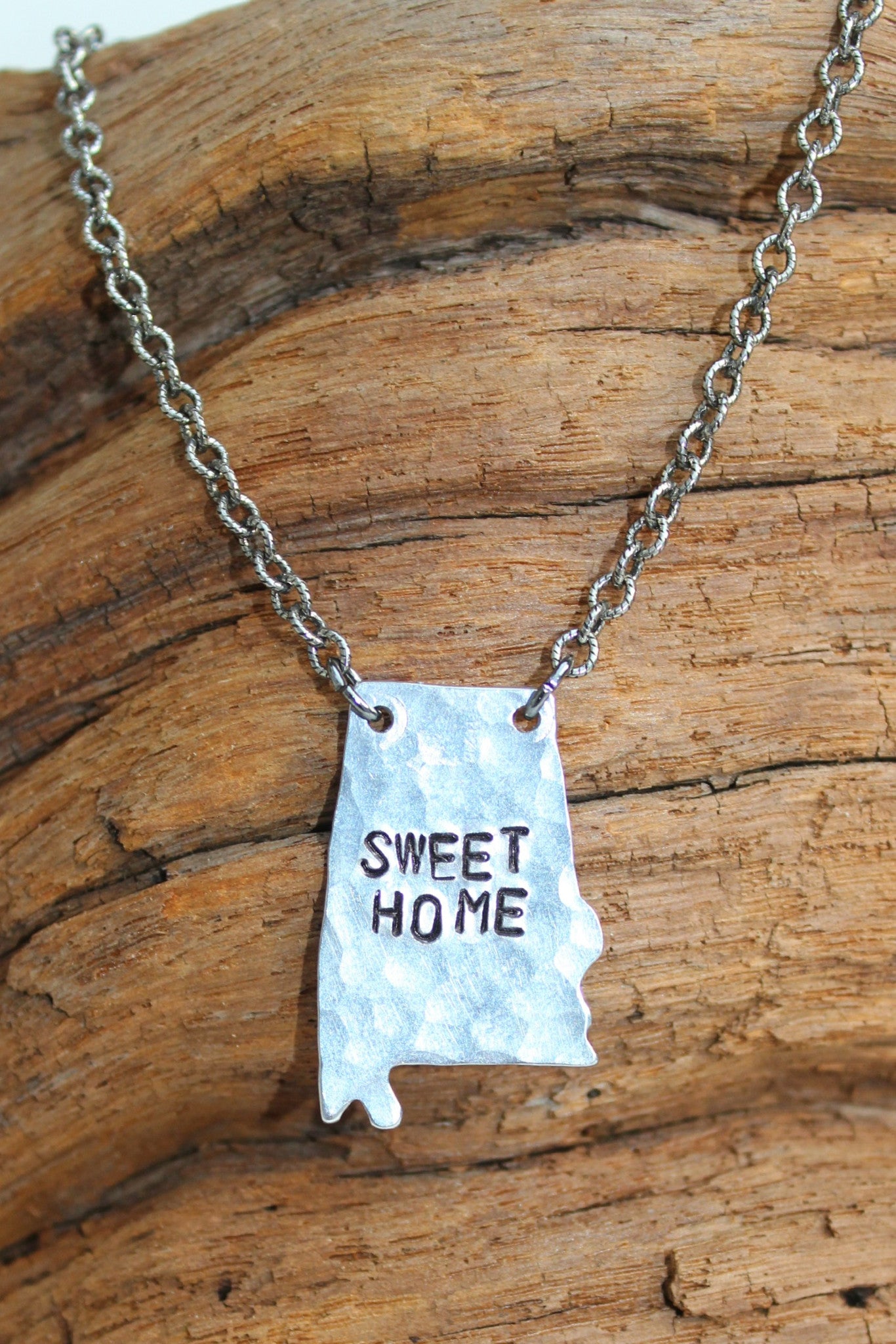 Julio: Sweet Home Alabama Necklace, Silver