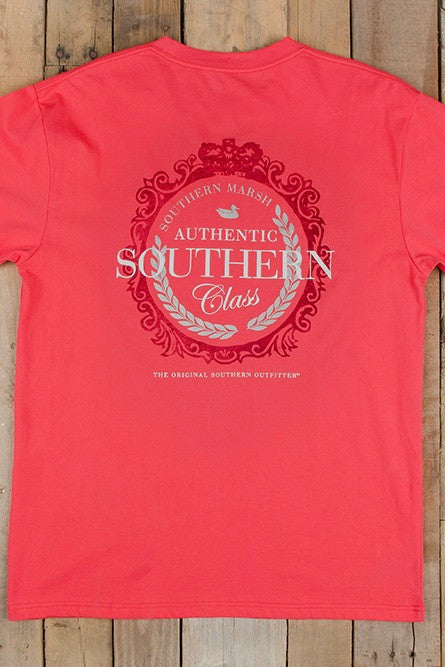 Southern Marsh: Southern Class Tee, Strawberry