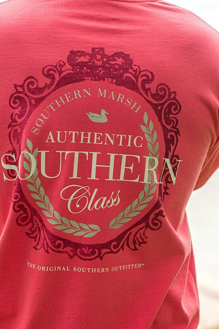 Southern Marsh: Southern Class Tee, Strawberry