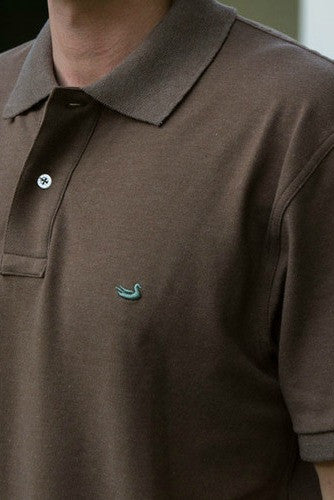 Southern Marsh: Stonewall Heathered Polo, Stone Brown