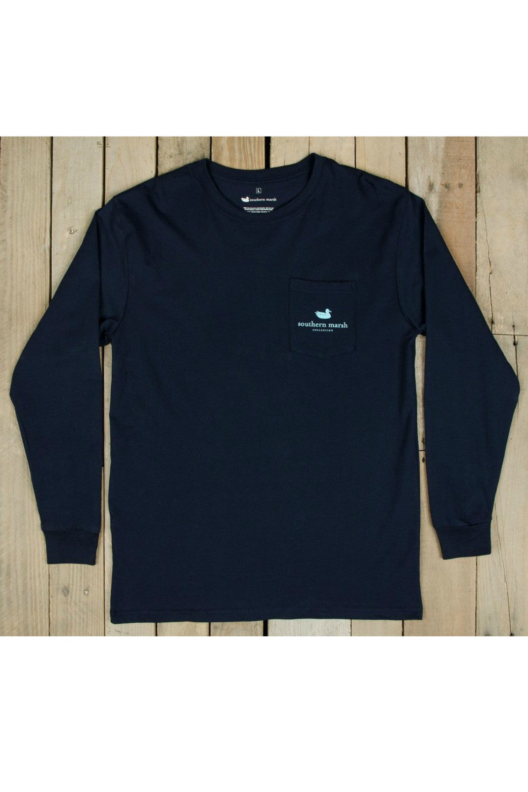 Southern Marsh: Tuna LS Tee, Navy